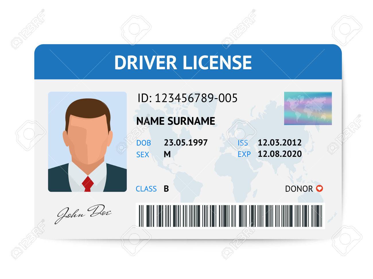 Front Licence Image